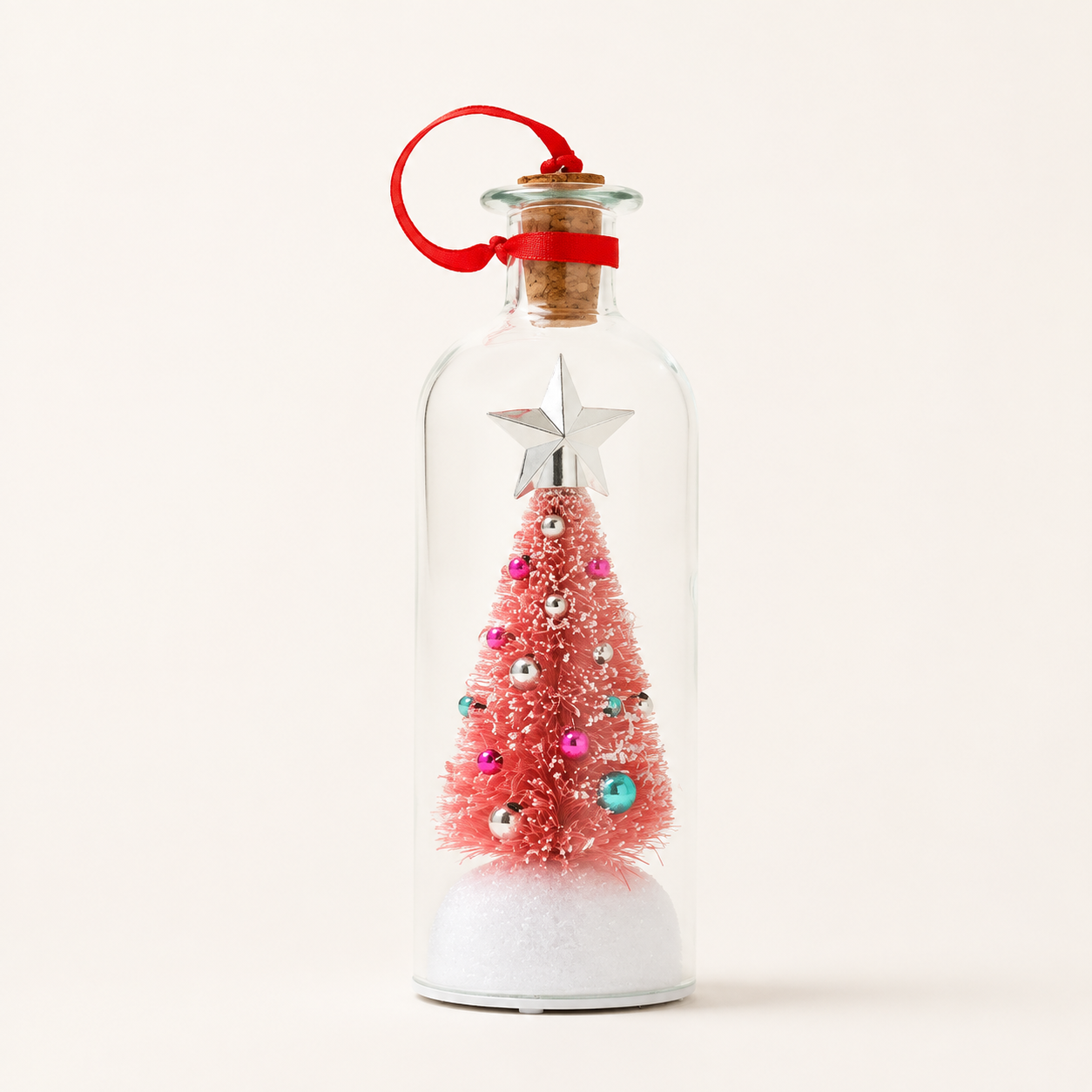 EverVoice pink recordable Christmas message bottle studio